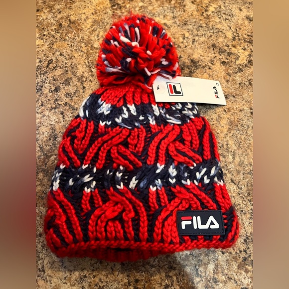 Fila Accessories - Fila Pom Pom Beanie